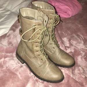 Women’s Leather Combat Boots